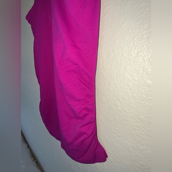 Athleta Bright Fuchsia Speedlight Seamless Racerback Athletic Tank Top SIZE S - Picture 5 of 7